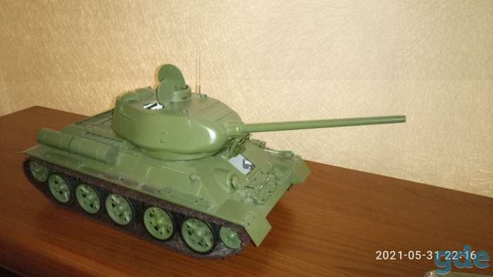 Модель Т34-85 1:16, фотография 6