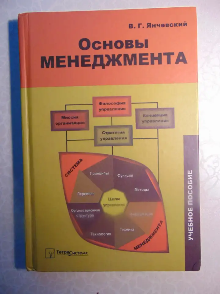 Основы менеджмента учебное пособие, фотография 1
