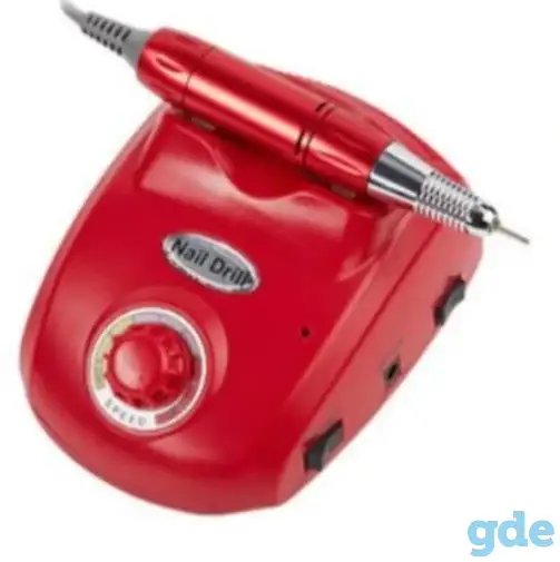 Машинка для маникюра и коррекции ногтей Nail Drill 35w красная, фотография 1