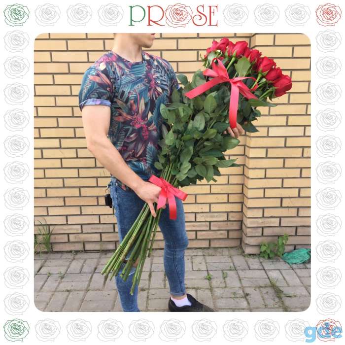 Букеты из Роз-гигантов.Высокие розы (100-200см), фотография 7