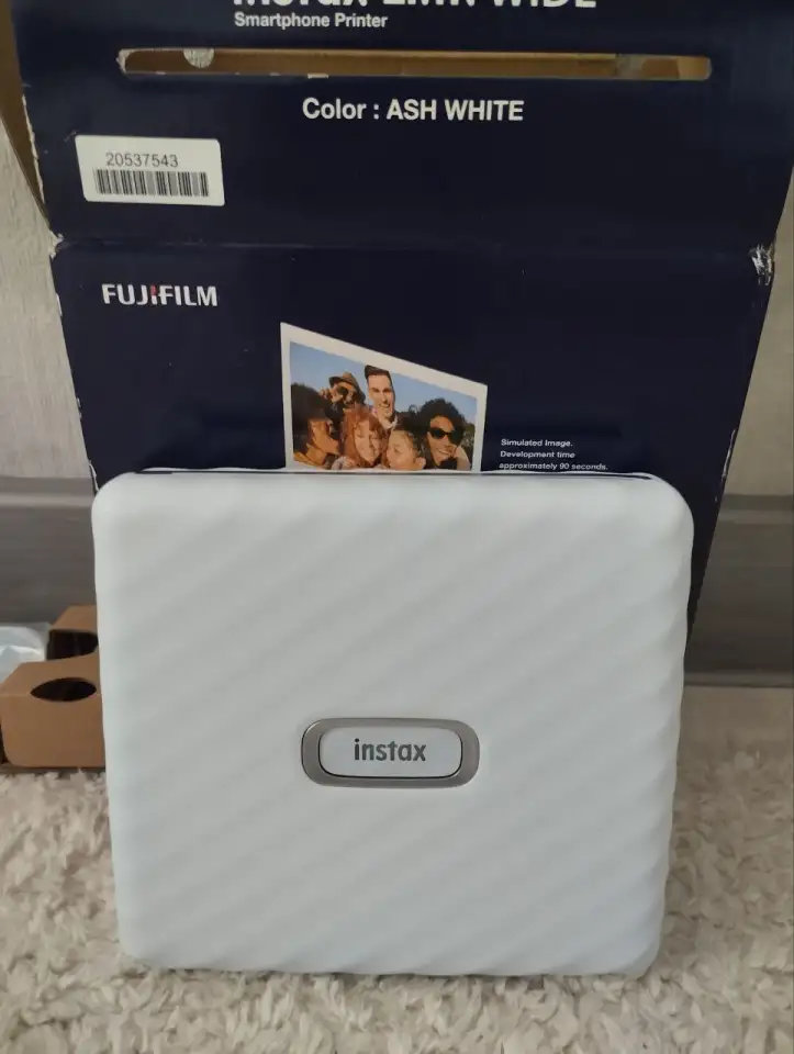 Фотопринтер Instax Link Wide Ash White, фотография 1