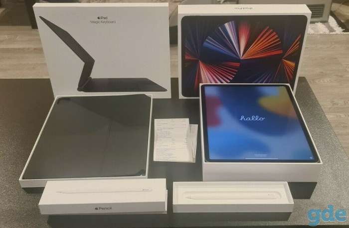 Apple iPad Pro 12,9 дюйма 5-го поколения 2021 M1 128 ГБ `` Серый космос '' WiFi + 5G, фотография 1