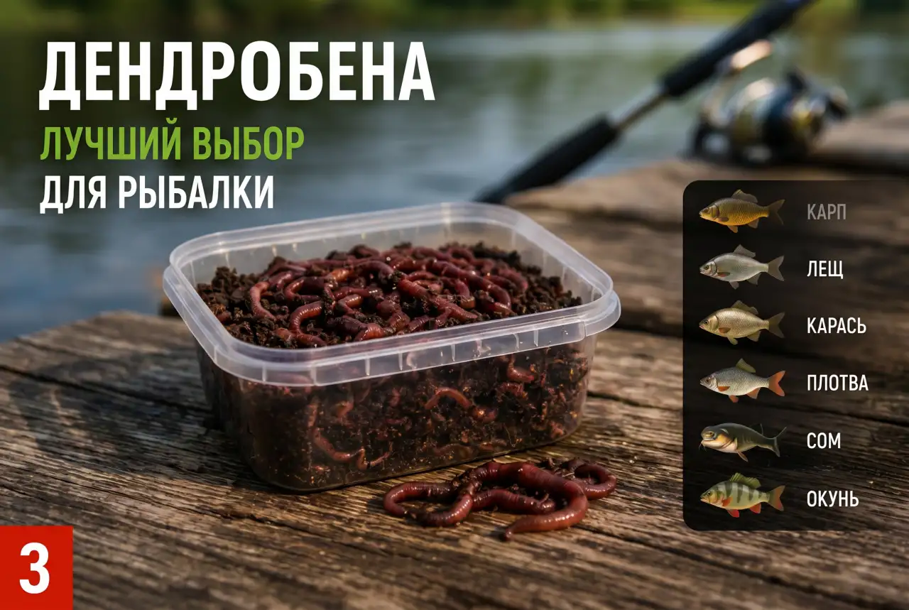 Червь Дендробена оптом в баночках и на вес, фотография 3
