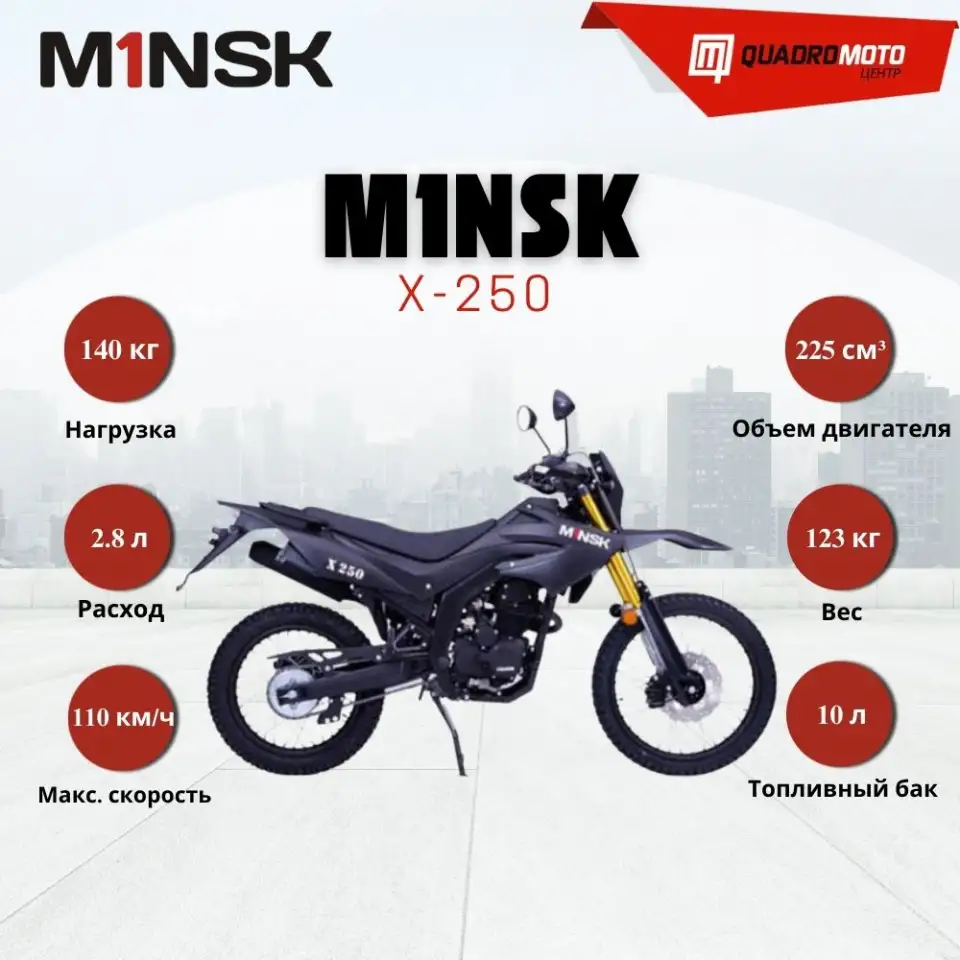 Мотоцикл M1nsk X-250, фотография 1
