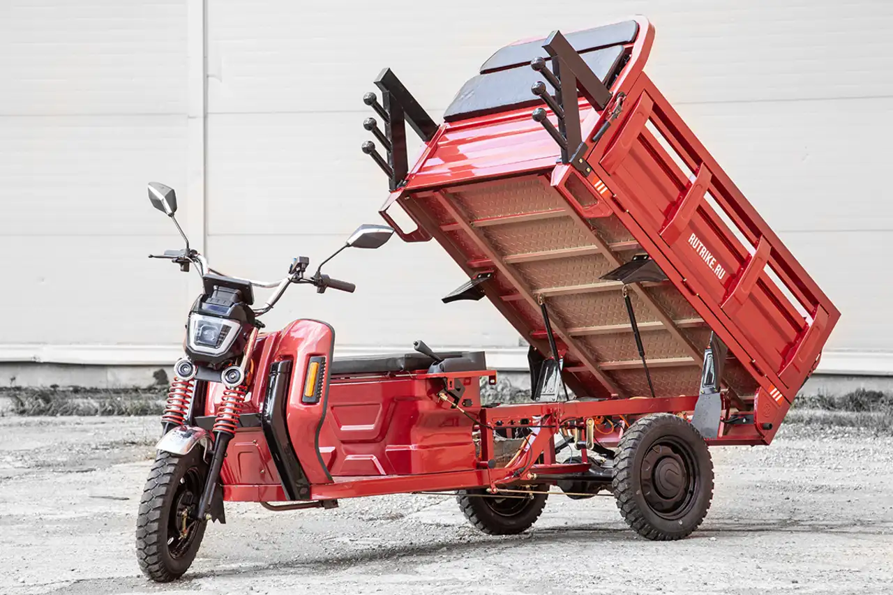 Грузовой электротрицикл rutrike антей pro 1500 60v1200w, фотография 4