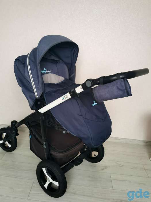 Детская коляска Baby Design Husky 2в1 плюс зимний конверт, фотография 5