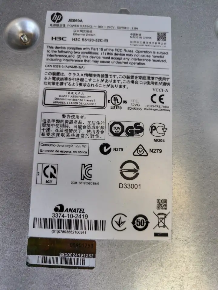 switch коммутатор JE069A HP 5120-48G ГИГАБИТ 10Gb cisco, фотография 4