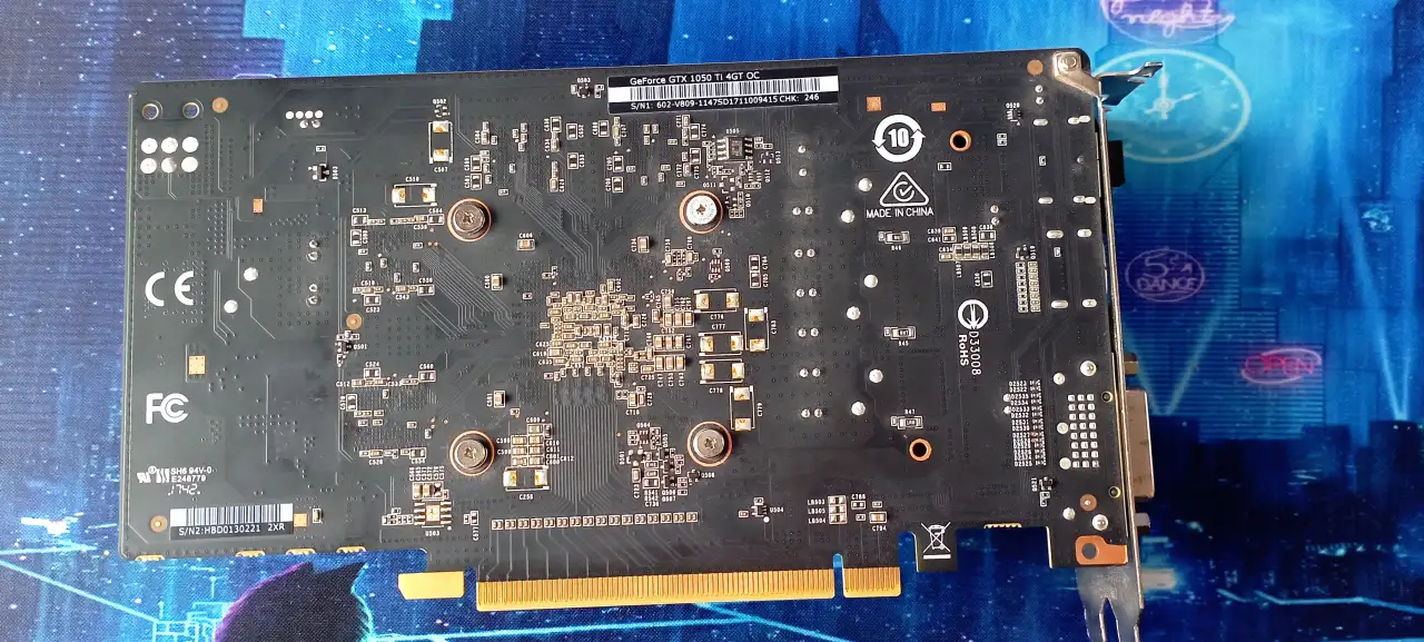 Видеокарта gtx 1050 ti 4gb, фотография 7