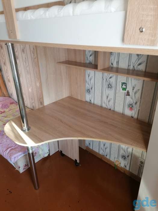 Продам кровать-чердак +матрас, фотография 4