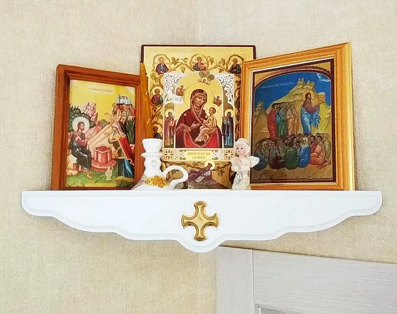 Полка для икон угловая СД, фотография 2
