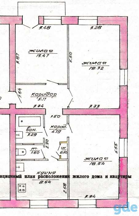 Продам 3-х комнатную квартиру (сталинка), пр-кт Черняховского, фотография 1