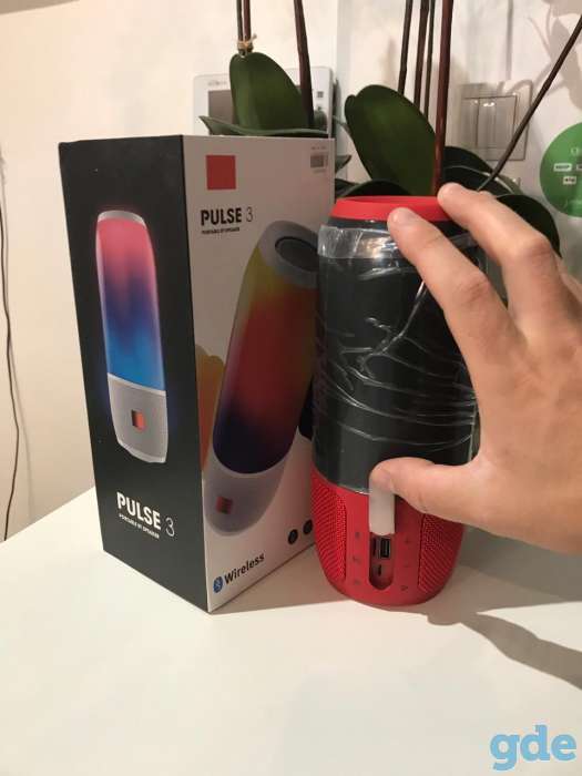 Колонки jbl puls 3 (синяя и красная), фотография 1