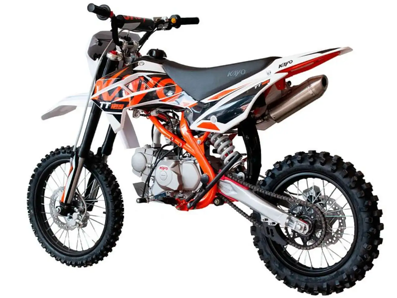 Питбайк kayo basic k125ea 17/14 krz (п/автомат, эл. стартер 2024 г.), фотография 5