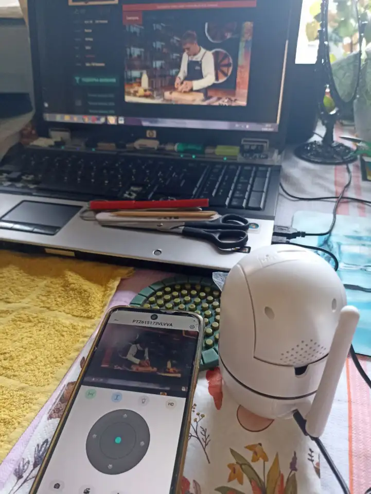 Камера видеонаблюдения через Wi-Fi блок шнур инструкция упаковка, фотография 4