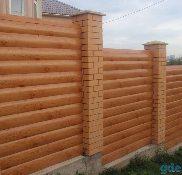САЙДИНГ металлический БлокХаус Под Бревно ECOSTEEL, фотография 4
