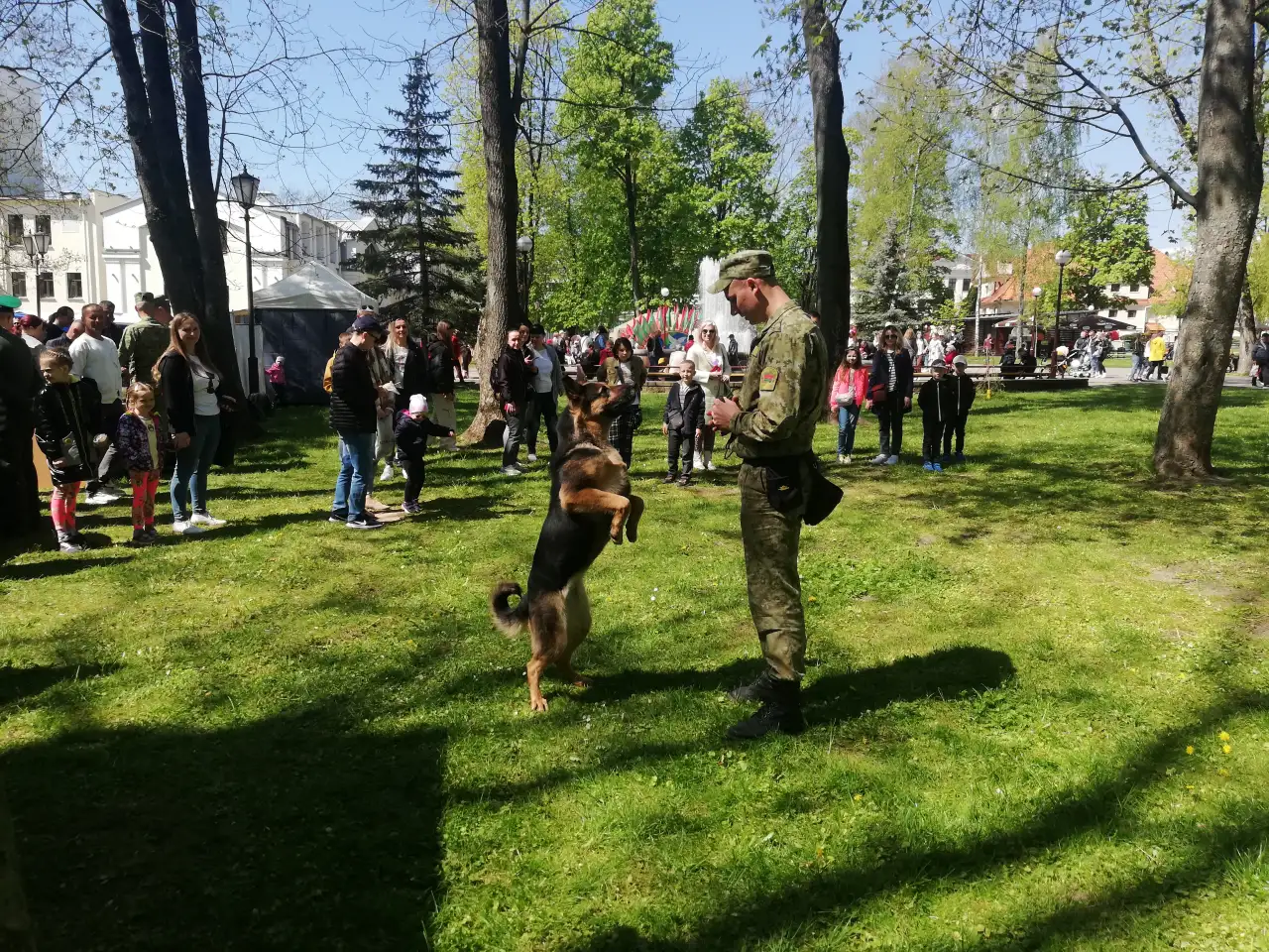 Гродненская пограничная группа осуществляет набор кинологов для службы на контрактной основе. Зарплата от 2200, фотография 2