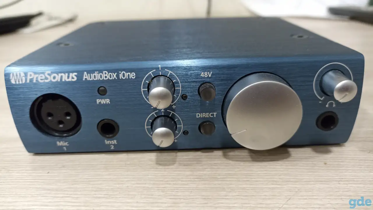 Внешняя звуковая карта PreSonus  AUDIOBOX iONE., фотография 2