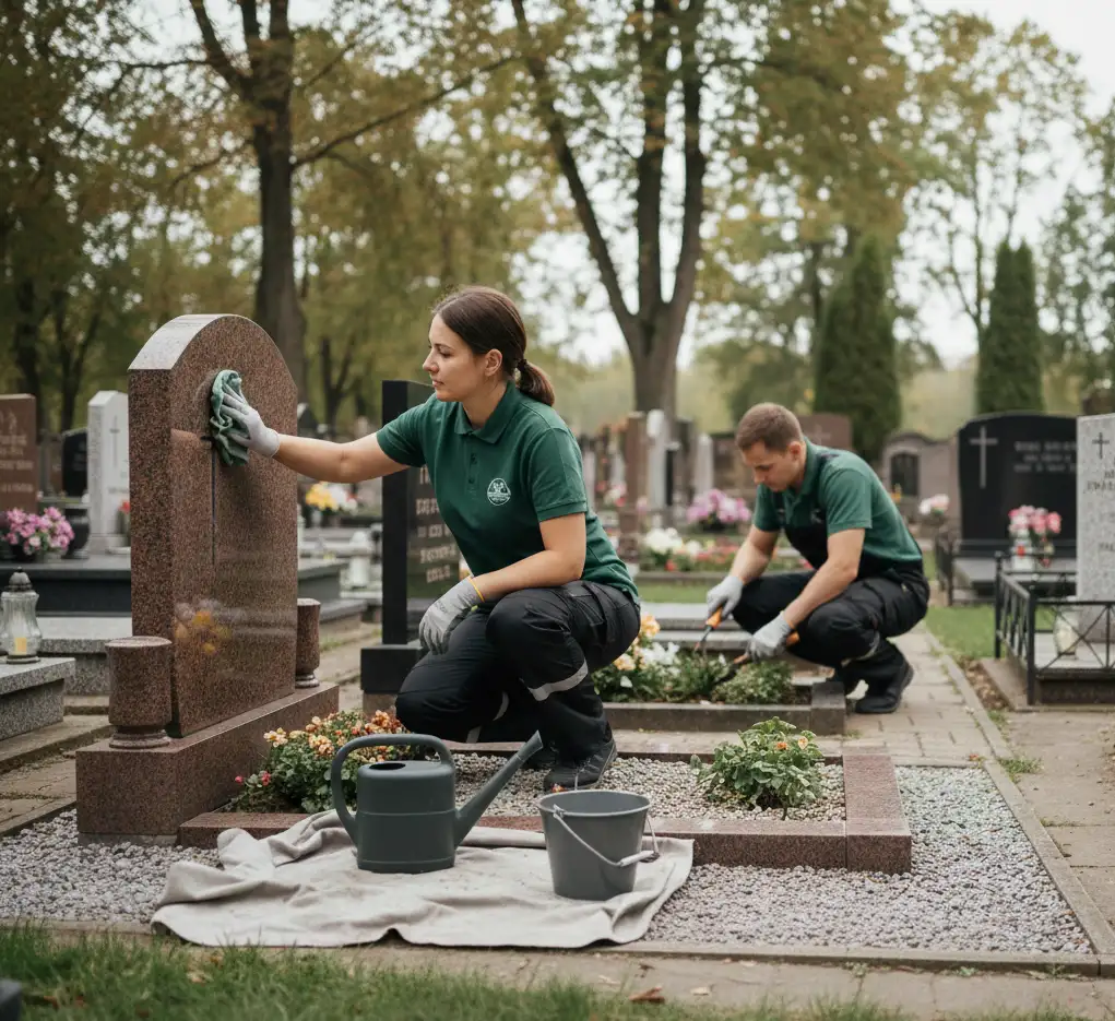 Уборка могил в Минске и по Беларуси. Фотоотчёт. Работаем дистанционно, фотография 1