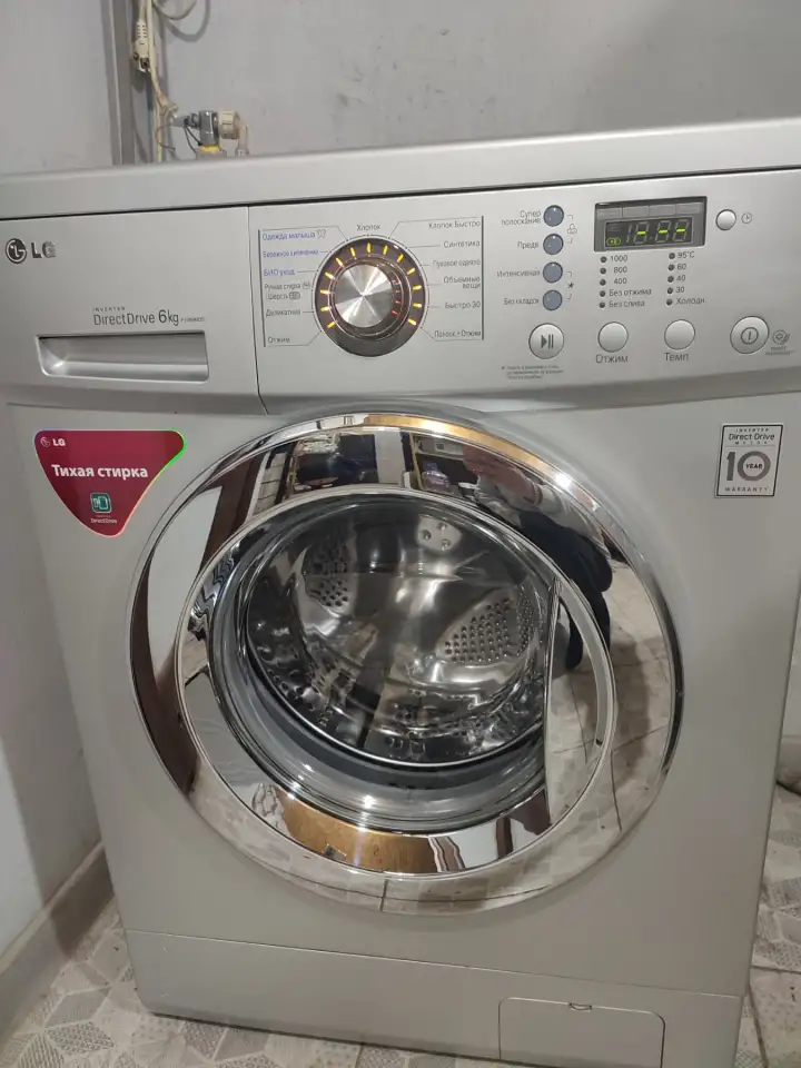Стиральная машина LG 6 кг, бесшумная. Доставка, фотография 2
