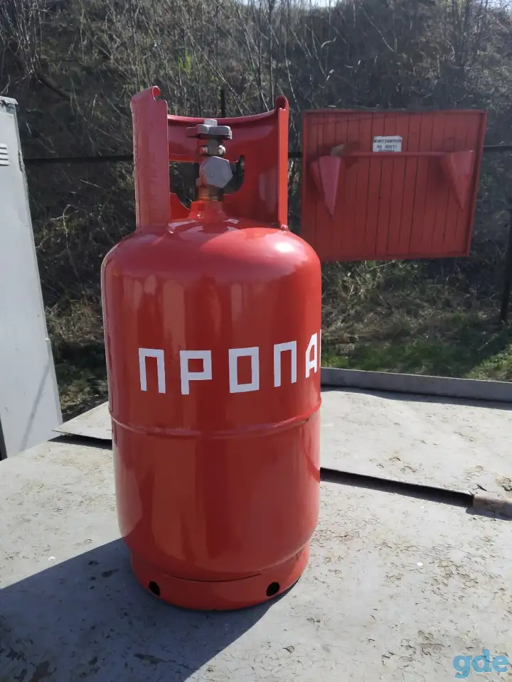 Газовый баллон с горелкой., фотография 1