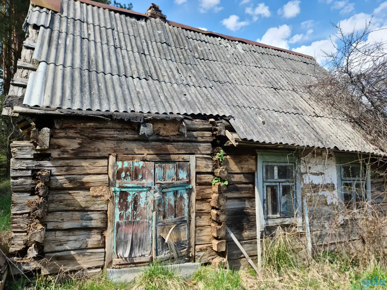 Продается дом 6*8 м (31.5 м2) с большим гаражем и с недостроенной двухэтажной баней в а.г. Жировичи около леса. Участок, фотография 6