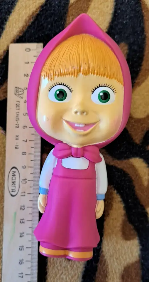 Маша и Медведь, резиновые игрушки-4шт, фотография 4