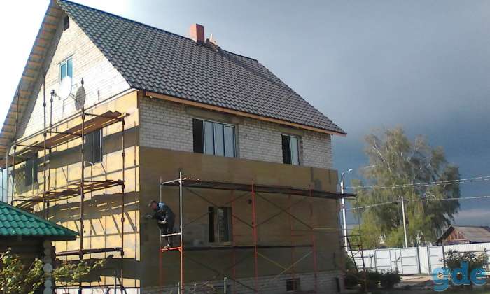Подшивка свесов крыши,франтонов  и др. наружные работы, фотография 6