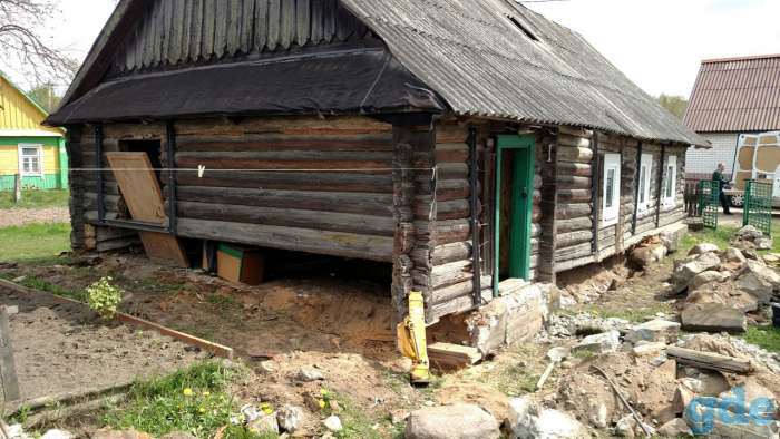 Замена венцов, Усиление замена фундамента, реконструкция фундамента., фотография 6