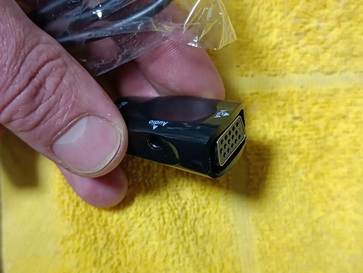 Переходник HDMI VGA Audio на монитор компа, фотография 3