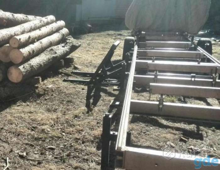 Продам передвижную бензиновую пилораму, фотография 1