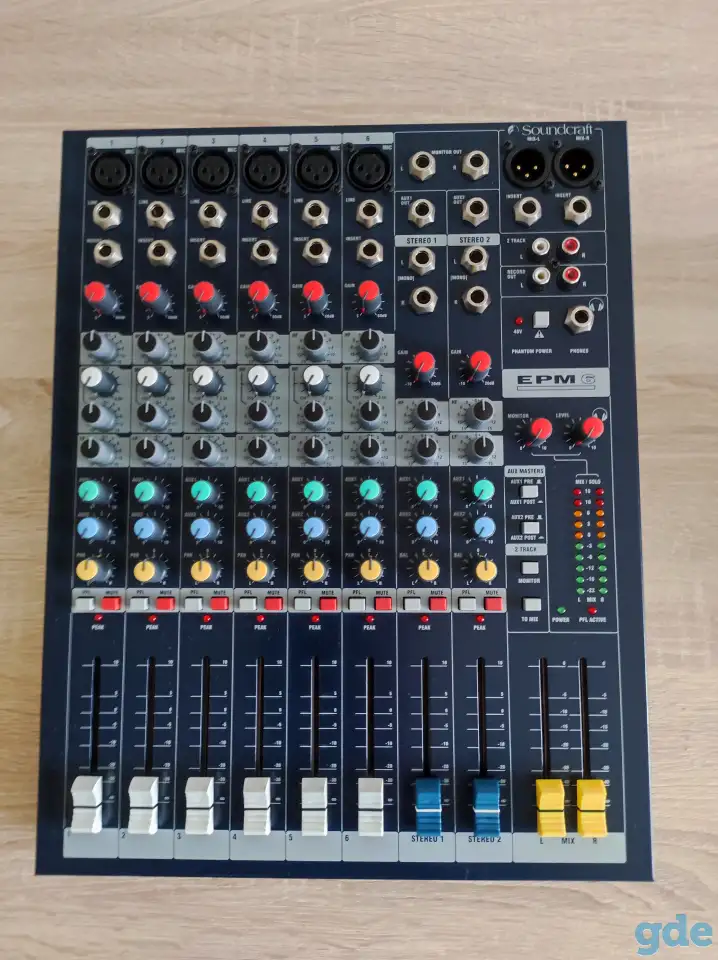 Микшерный пульт Soundcraft EPM6, фотография 5