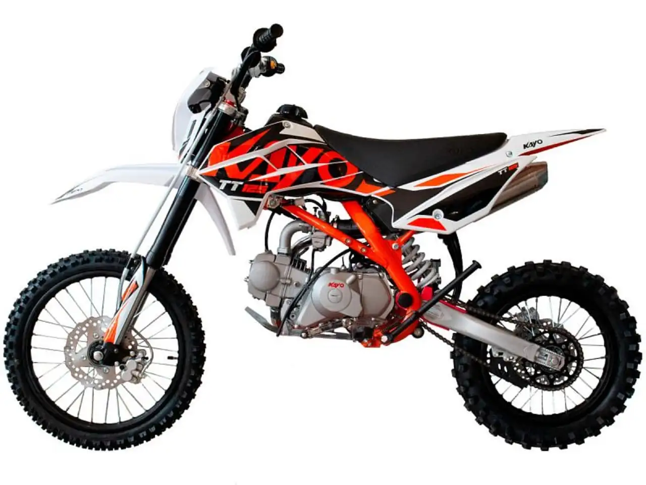 Питбайк kayo basic k125ea 17/14 krz (п/автомат, эл. стартер 2024 г.), фотография 2
