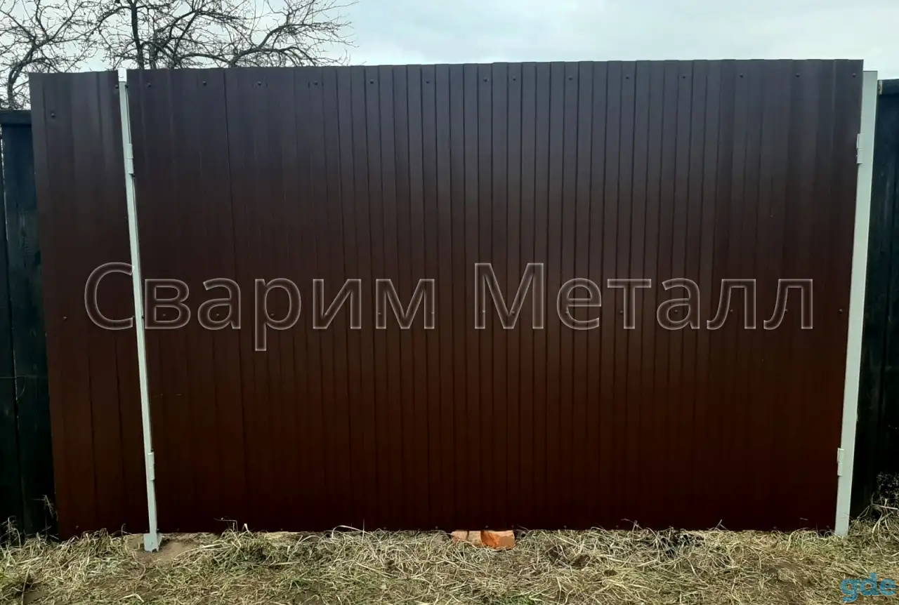 Ворота распашные, фотография 7