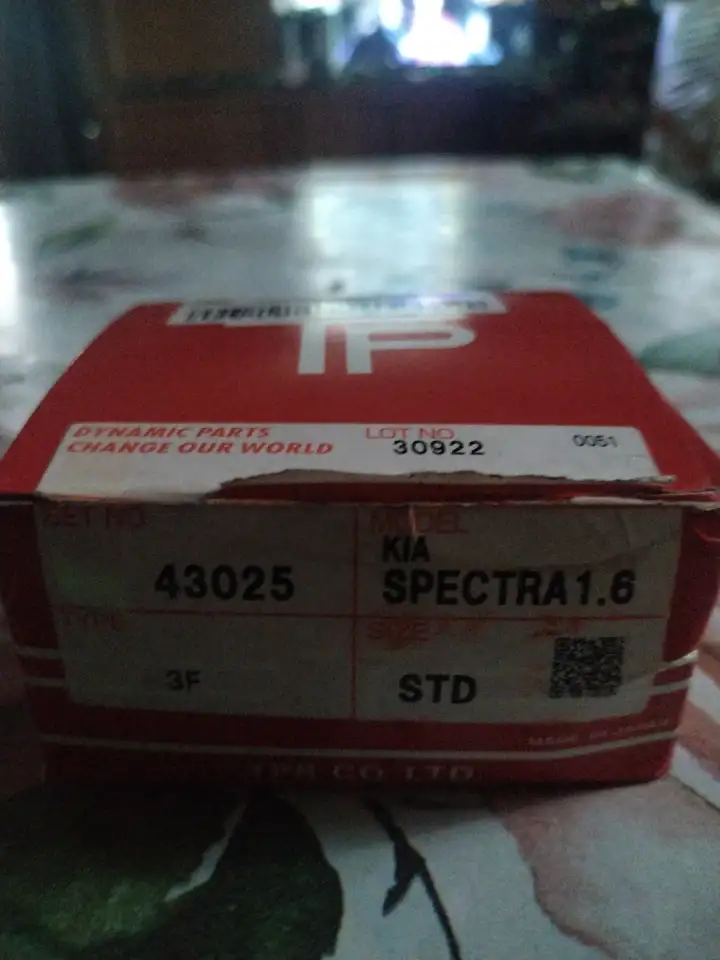 Поршневые кольца Kia Spectra, фотография 1