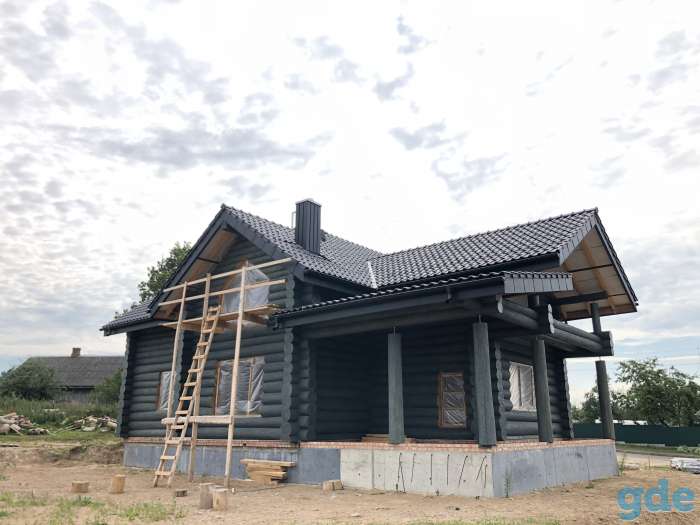 Шлифовка, покраска, конопатка срубов. Теплый шов, обсада., фотография 11