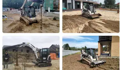 Аренда услуги мини-погрузчика  Bobcat S18,гидромолот, гидробур, фотография 4