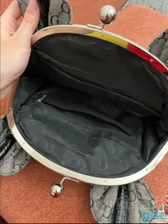 Сумка женская серая большая, фотография 5