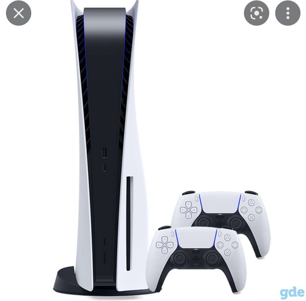 Продам PlayStation 5 ( консоль, 2 геймпада, 2 игры, наушники).Новая, цена 2600 бел.руб., фотография 1