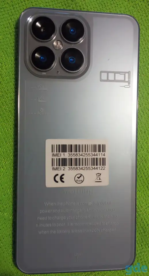 Смартфон   Модель i14 Pro Max, голубой, фотография 2