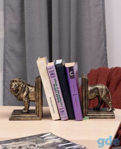 Держатель для книг Лев, подставка для книг, фотография 12