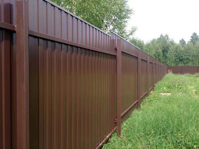 Заборы из профнастила под ключ, фотография 7