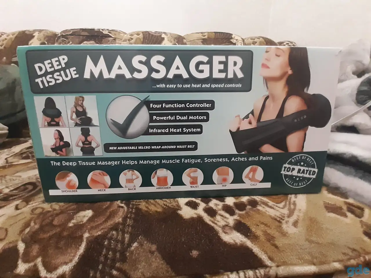 Продам массажную накидку centek, фотография 1