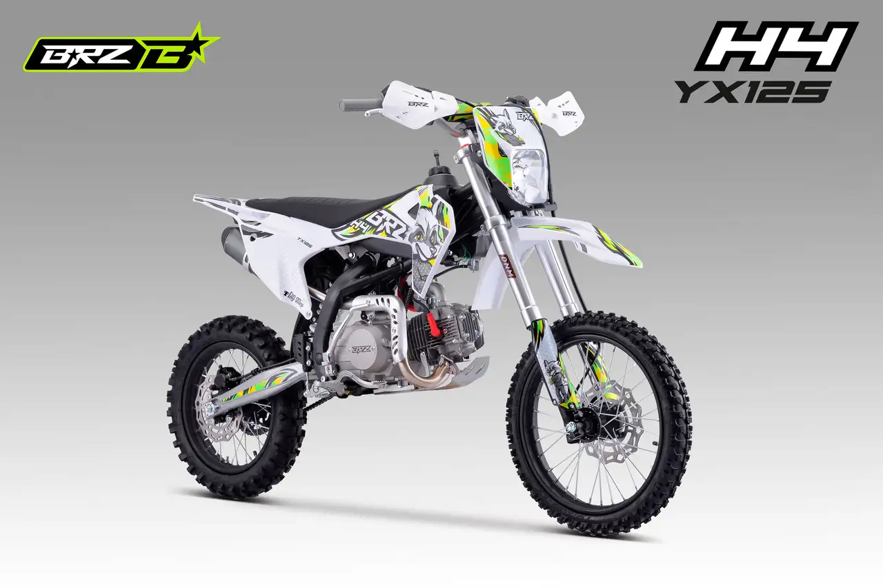 Питбайк brz h4 yx125 17/14, фотография 1