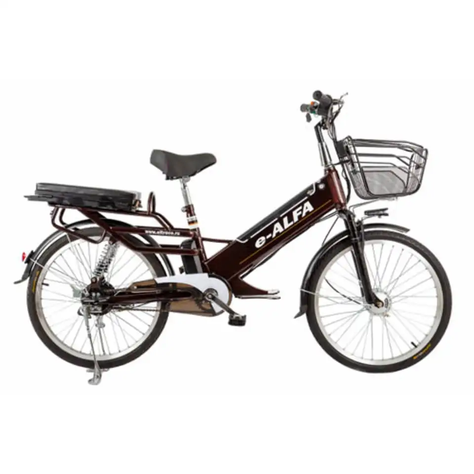 Электровелосипед green city e-alfa gl 500w, фотография 1
