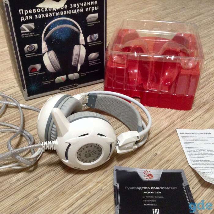 Наушники a4tech bloody g300, фотография 2
