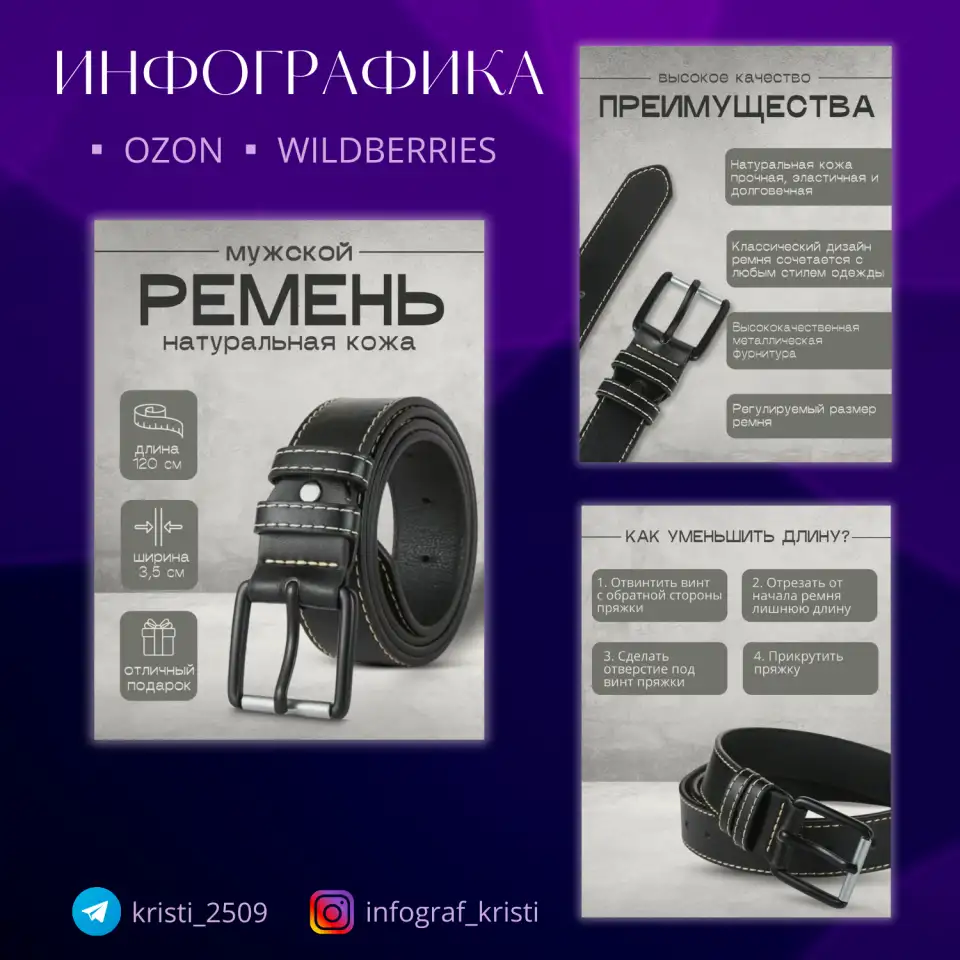 Инфографика, дизайн карточек, фотография 2