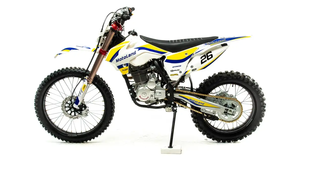 Мотоцикл кросс motoland crf 250 (165fmm) белый, фотография 1