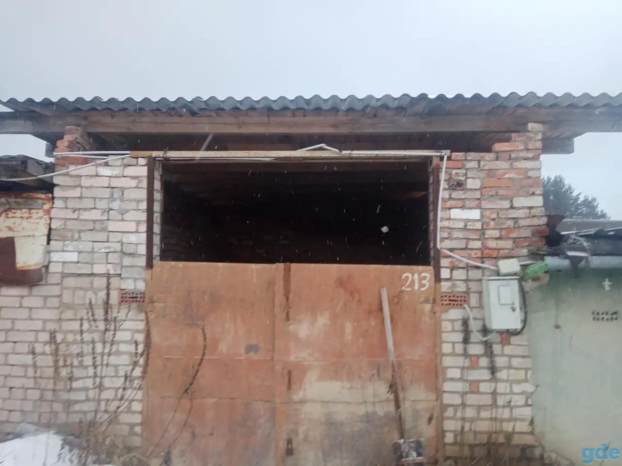 Продам гараж в печах, кооператив Подлесный 4х6, крыша менялась 2года назад, фотография 1