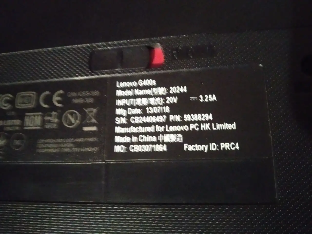 Lenovo G400s 59388294, фотография 6