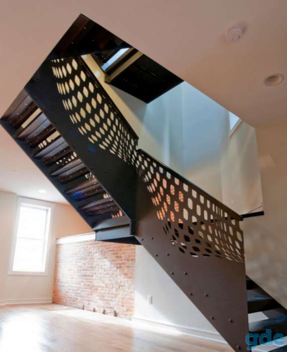 Лестницы и перегородки с лазерной резкой, фотография 3